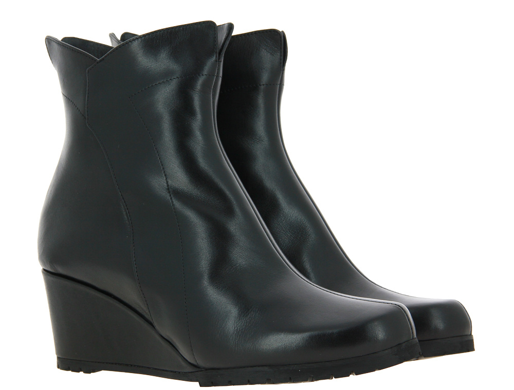 Thierry Rabotin wedge ankle boots lined TRIS NERO