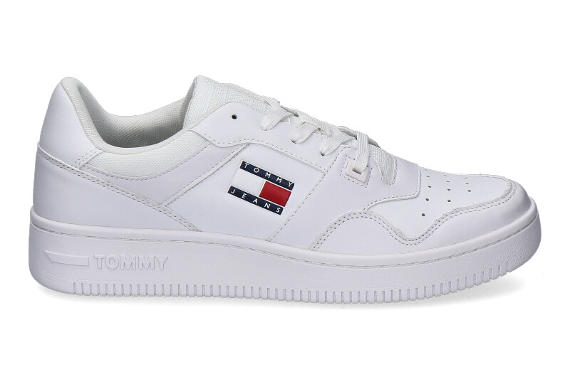 Tommy Hilfiger men's sneakers BASKET RETRO WHITE- weiss