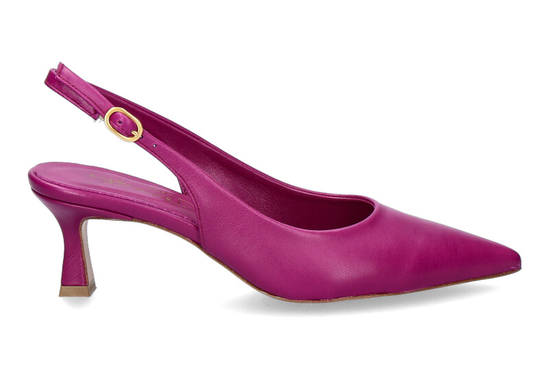 Bianca Di sling pumps NAPPA MAGENTA CUOIO