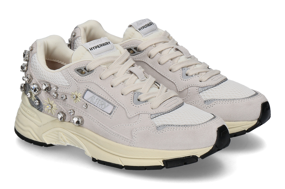 Autry women's- sneaker HYPERWAY MESH TJ01- white/ strass
