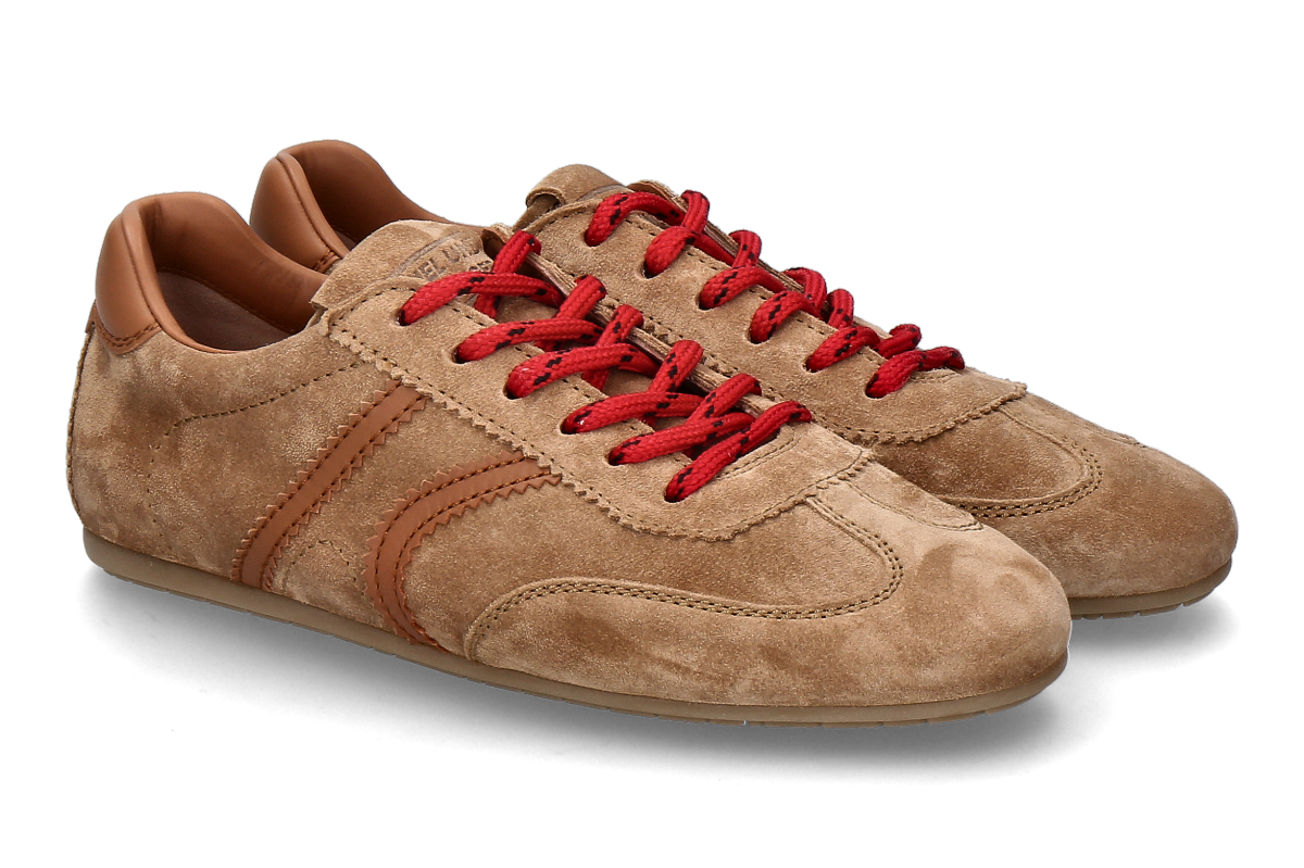 Kennel & Schmenger women's- sneaker DROP SUEDE- cognac/ red
