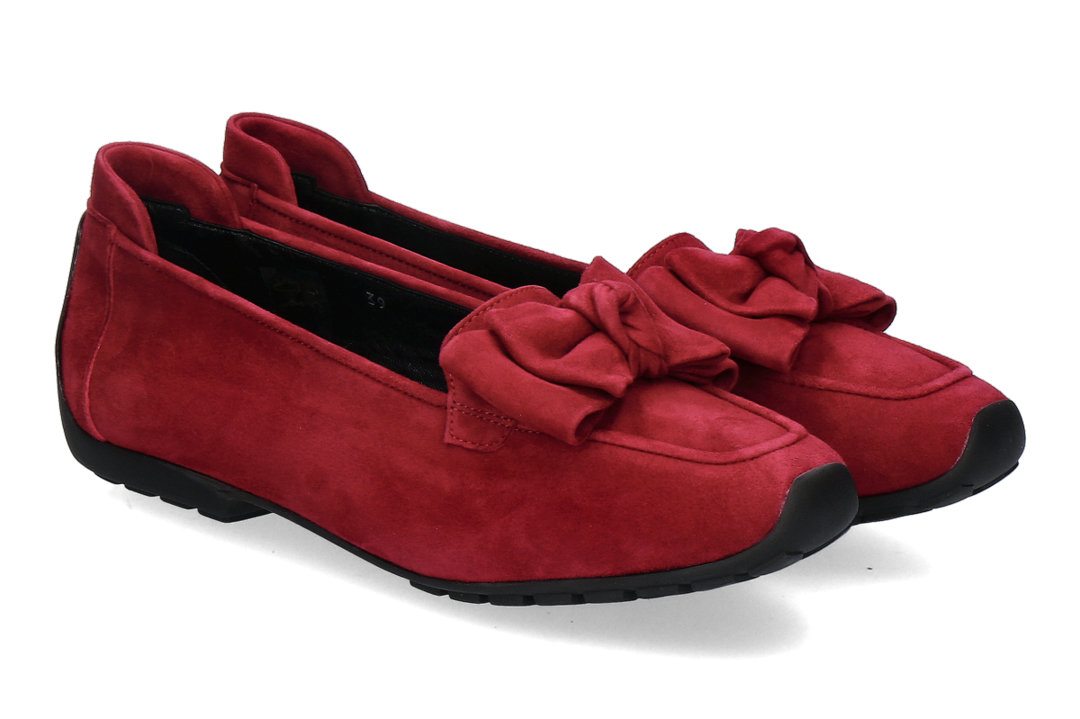 Mania slip-on CAMOSCIO- bordeaux red