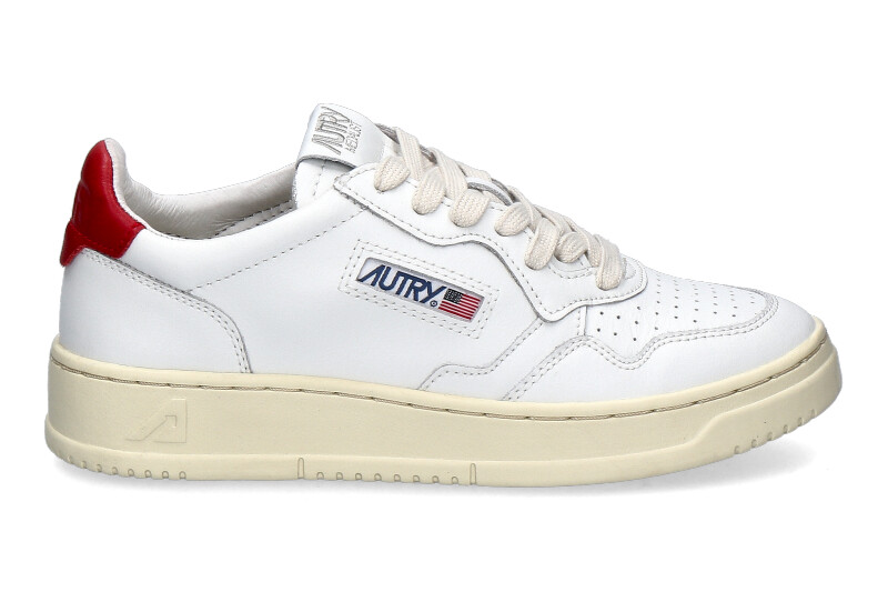 Autry sneaker LOW WOMAN WHITE RED