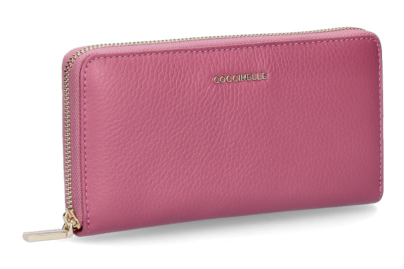 Coccinelle wallet METTALIC SOFT -rose