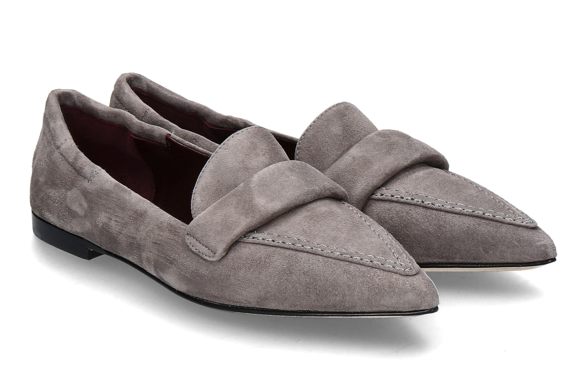 Pomme d' Or Loafer GRACE CAMOSCIO- taupe/ grau