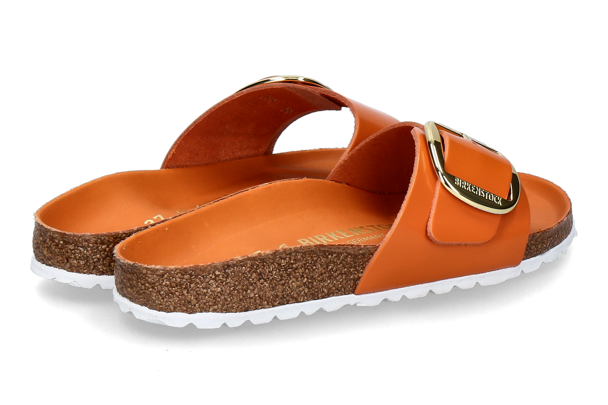 Birkenstock Pantolette MADRID BIG BUCKLE SCHMAL- high-shine kurkuma_274200010_2