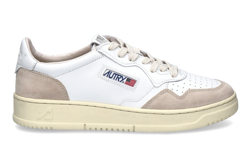 Autry sneaker LOW MAN LEATHER SUEDE WHITE