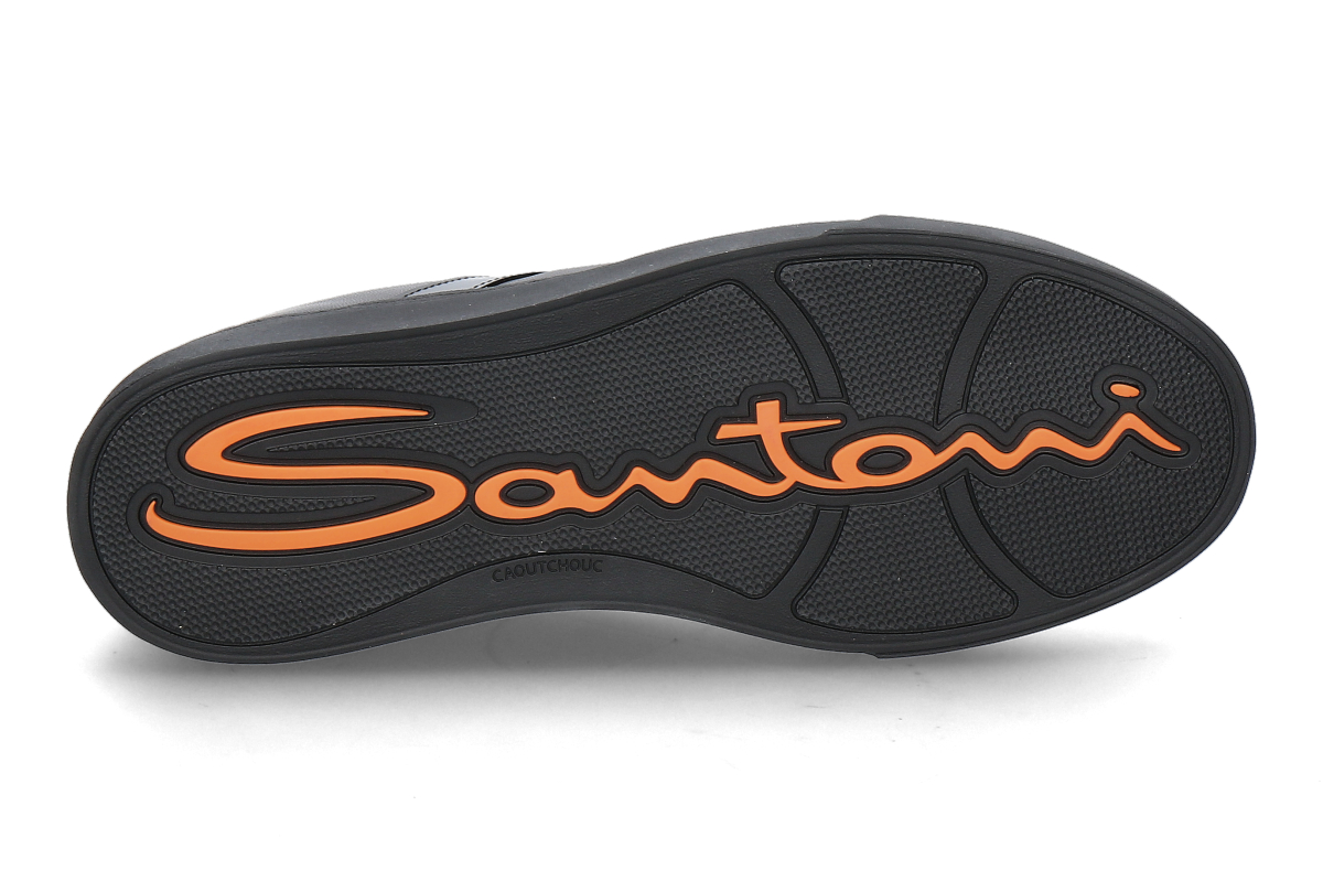 Santoni Herren Sneaker DOUBLE BUCKLE grey_132200102_4