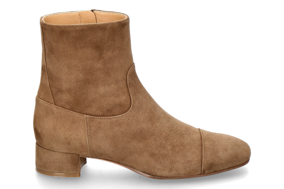 Unützer women's- ankle boots CAMOSCIO NAPPA- taupe/ brown