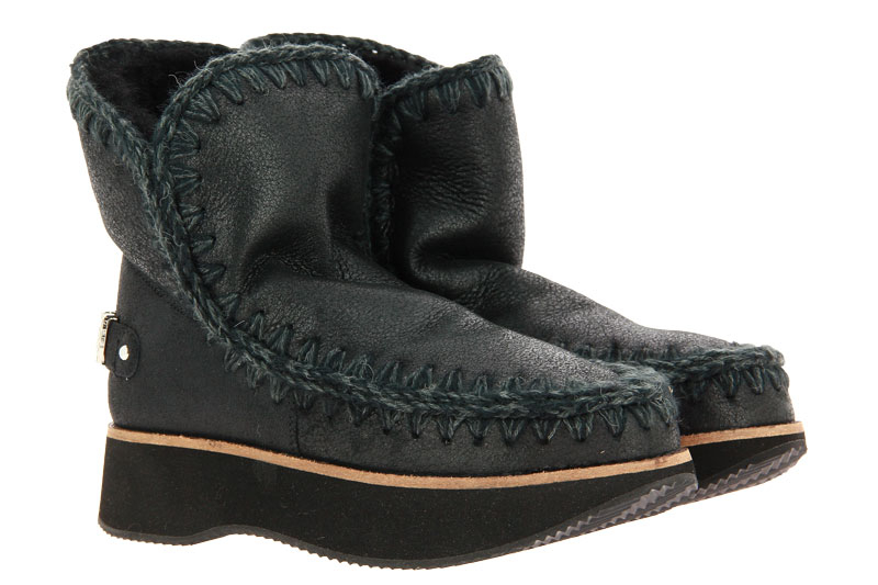 MOU boots RUNNING ESKIMO 18 LOGO CRACKED BLACK GREY