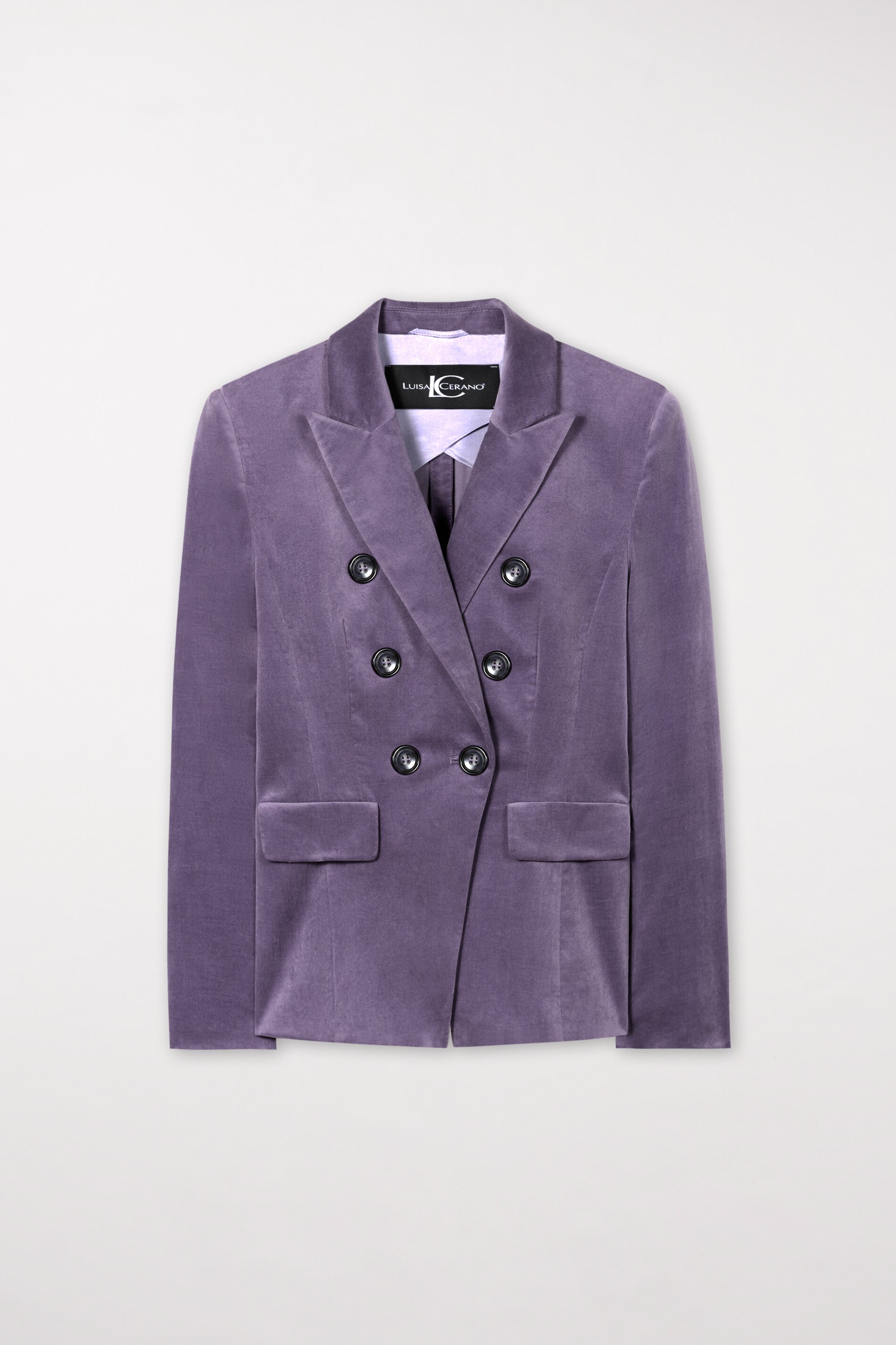 Luisa Cerano Blazer VELVET - mauve/violett