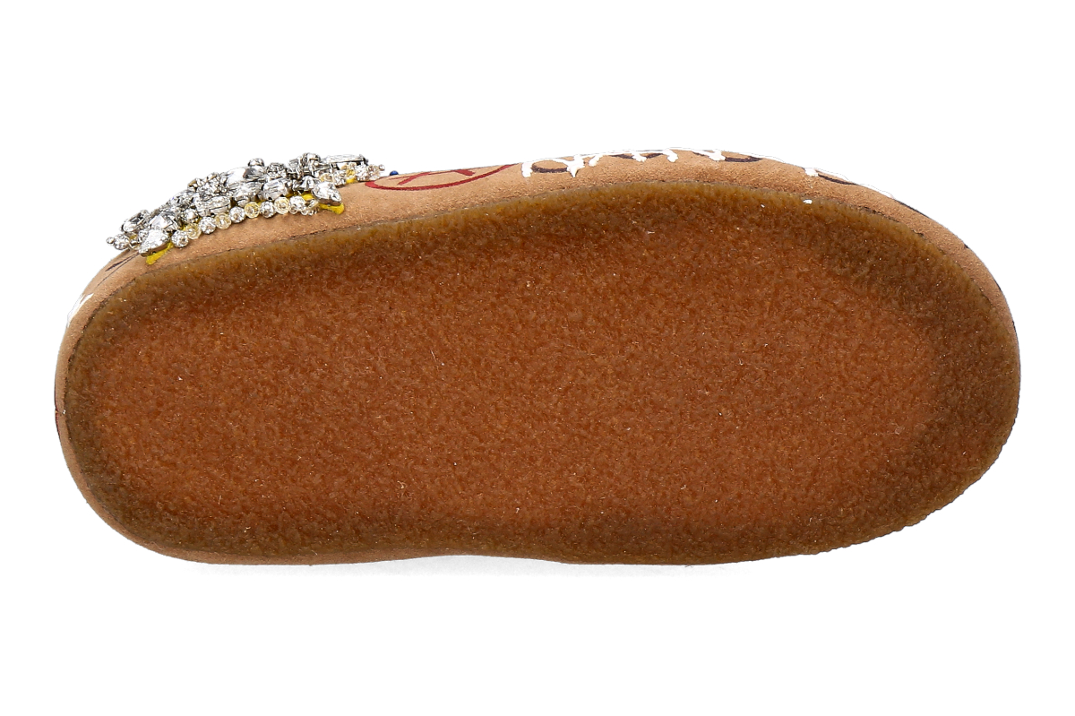 Nan-Ku Couture Pantolette gefüttert EFS08 - camel_232300104_4