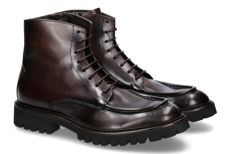 The Corvari lace-up boots Diver CRU- dark brown