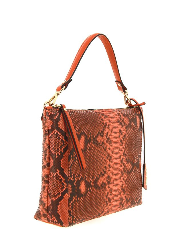 Carol J. bag PITHON DOLLARO ORANGE