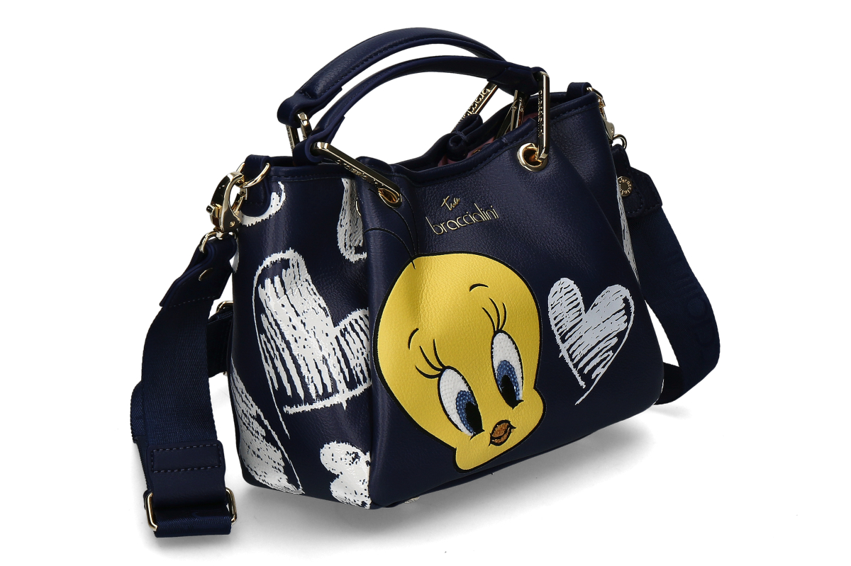 Braccialini Handbag TWEETY- dark blue