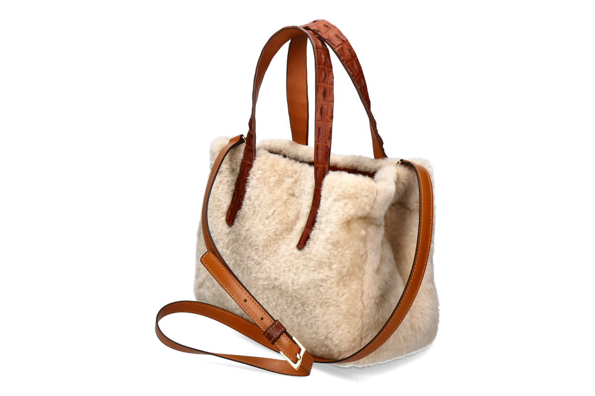 Biagini Handbag CAMELIA MEDIUM cream