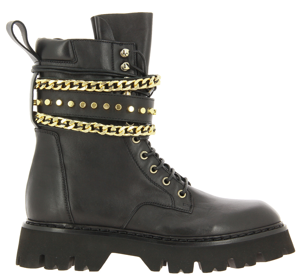 Fru.it combat-boots GLOVE NERO ORO