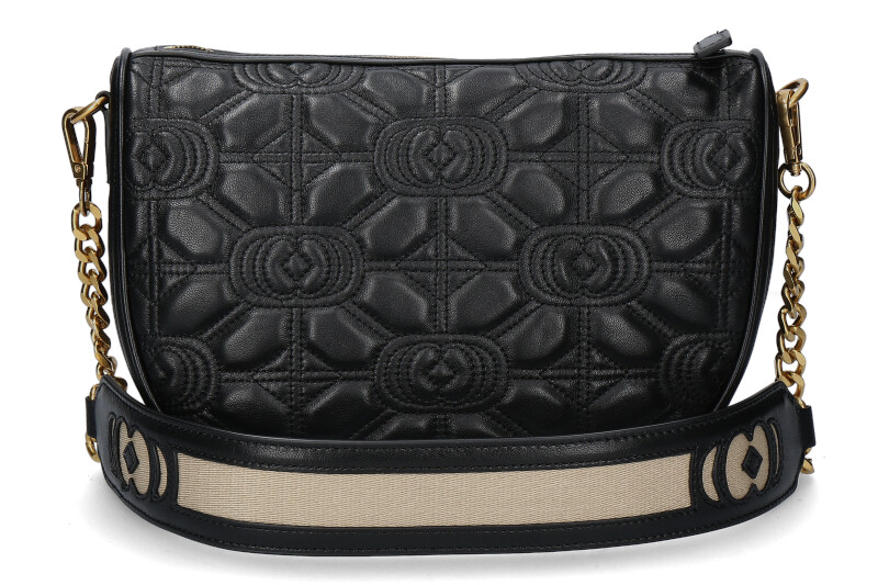 La Carrie shoulder bag LEATHER BLACK