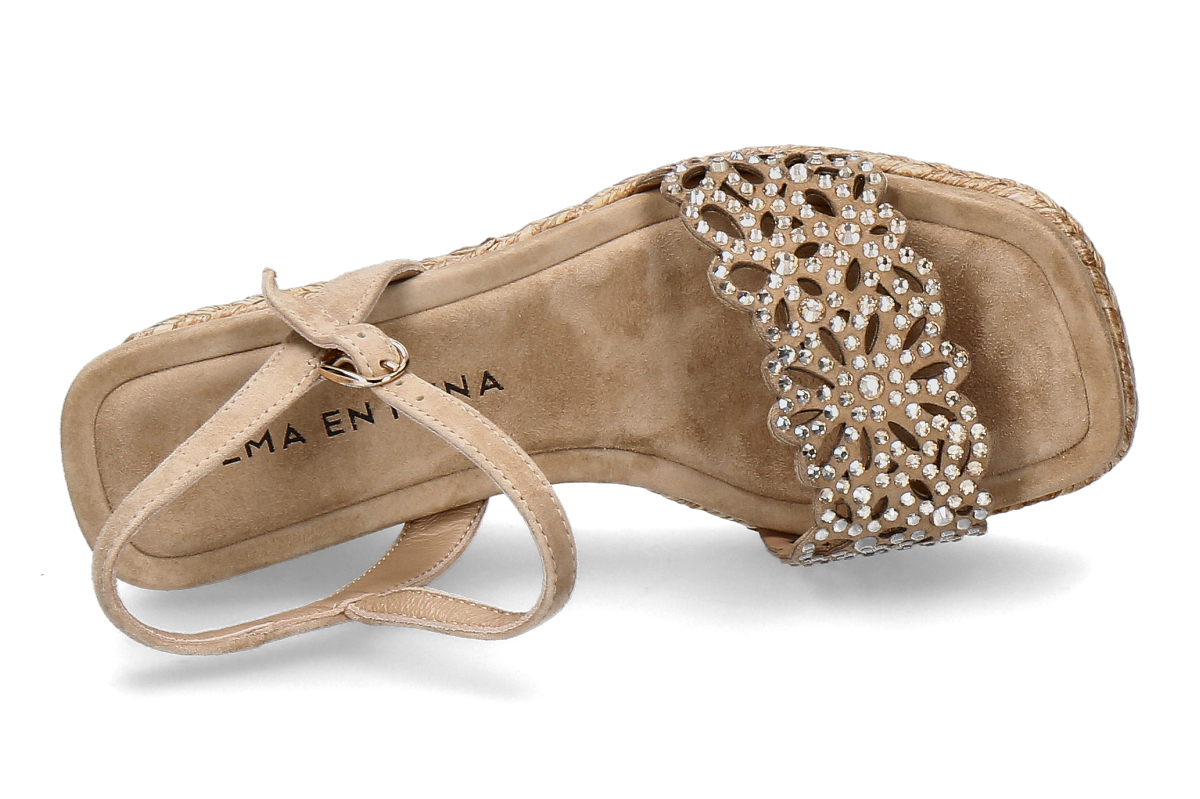 Alma en pena Keilsandale SUEDE- sand_282400053_4