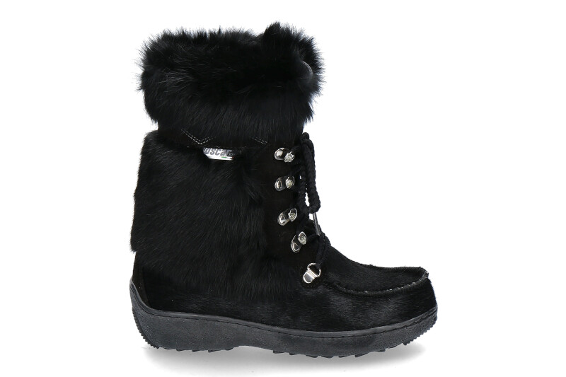 Oscar Sport fur ankle boots BENNY-NERO