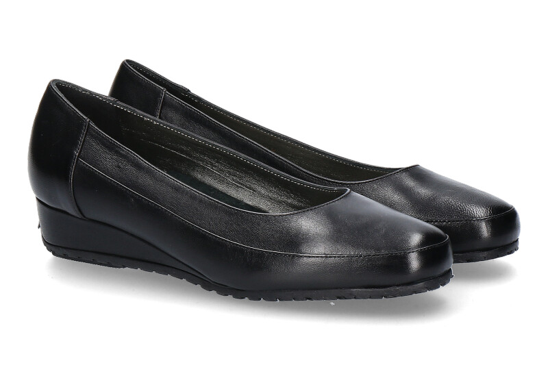 Bagnoli slipper PELLAME NAPPA NERO