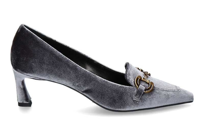 Chantal 1962 pumps VELLUTO GRIGIO 977