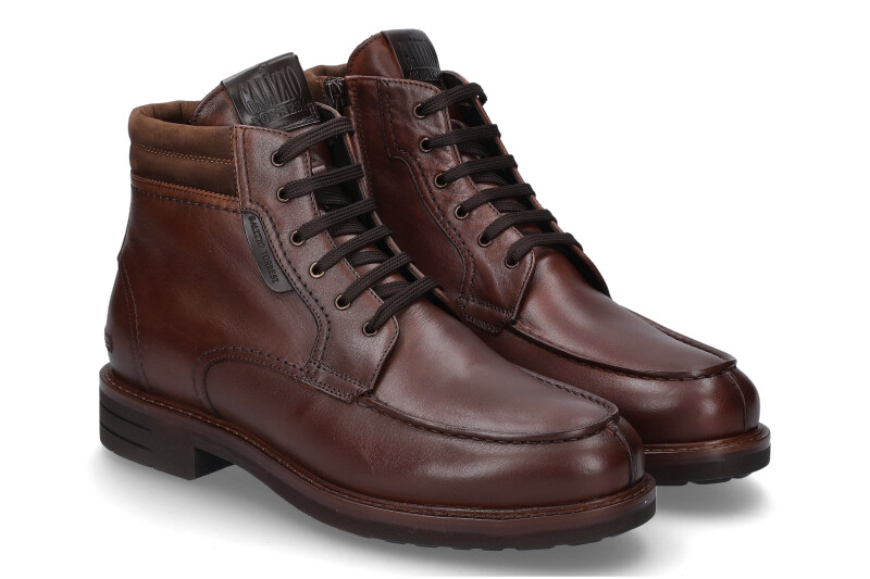 Galizio Torresi boots lined VITELLO KING COGNAC