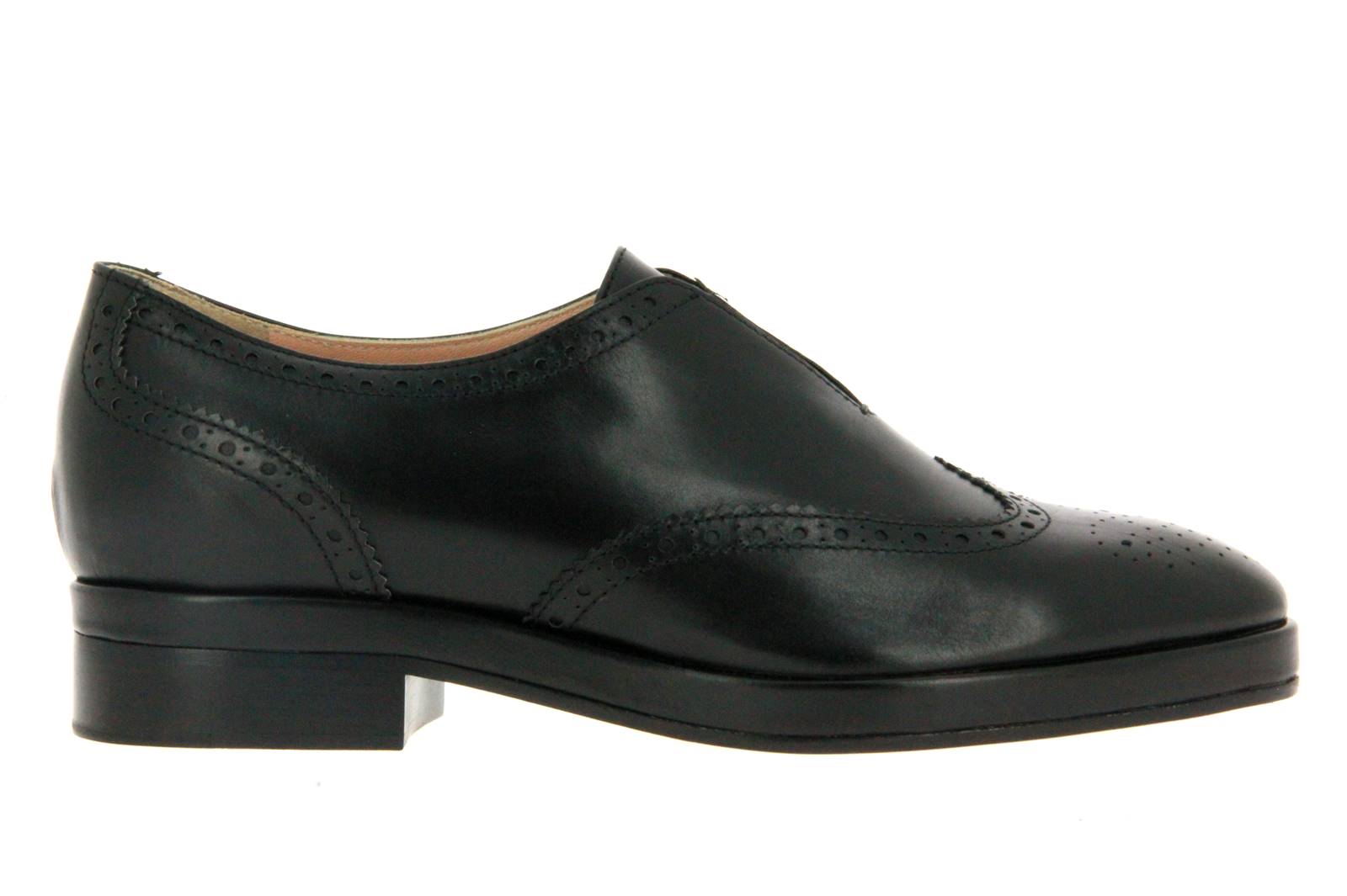 Unützer women's - brogue VITELLO NERO