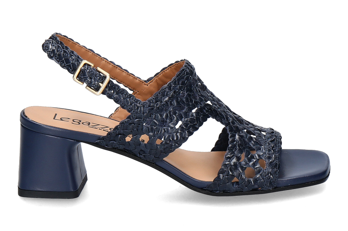 Legazzelle sandal INTRECCIATO NAPPA- dark blue/ navy