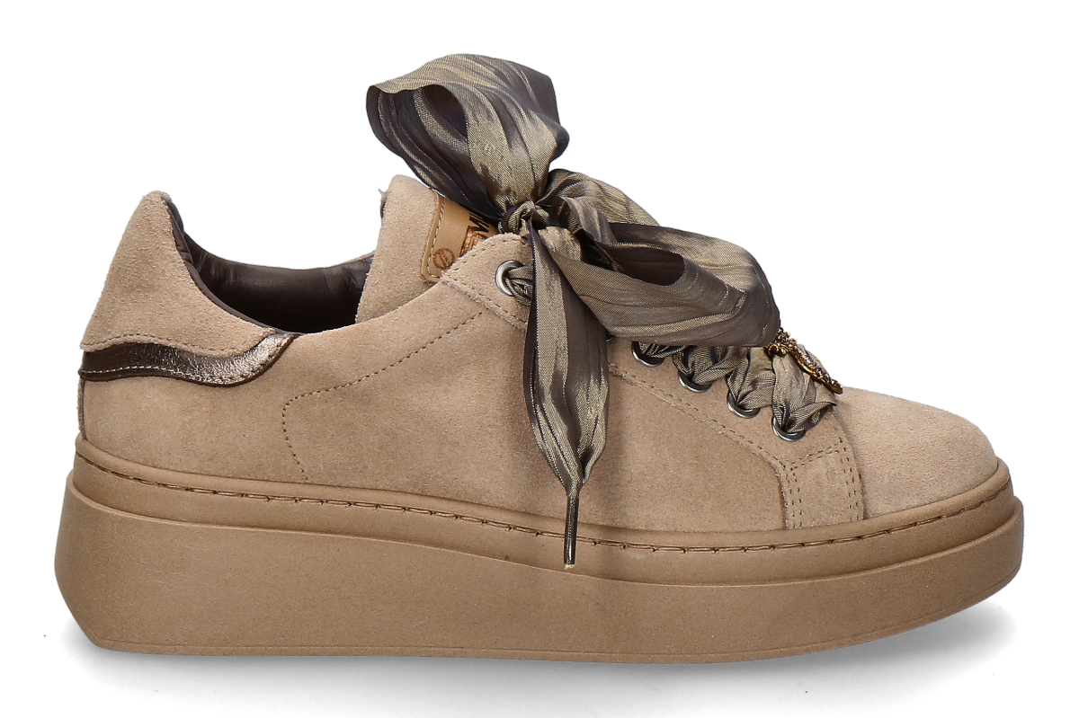 méliné women's- sneaker MALAGA F201- taupe brandy