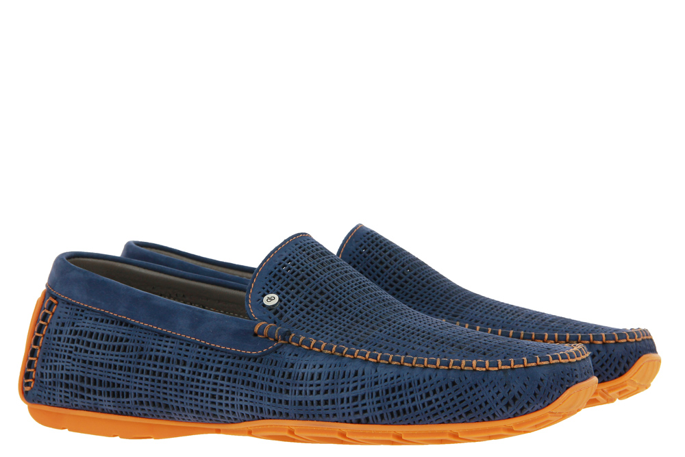 Aldo Bruè moccasin LEATHER ROYAL AZZURRO