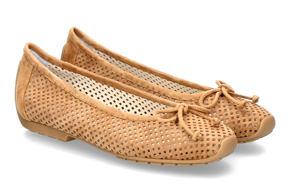 Mania Ballerina CAMOSCIO- light brown/ cognac