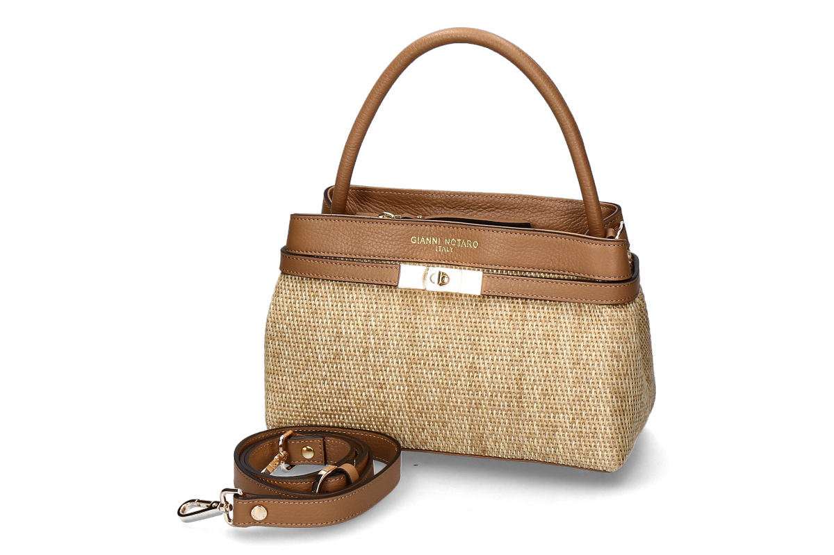 Gianni Notaro handbag- camel/ beige