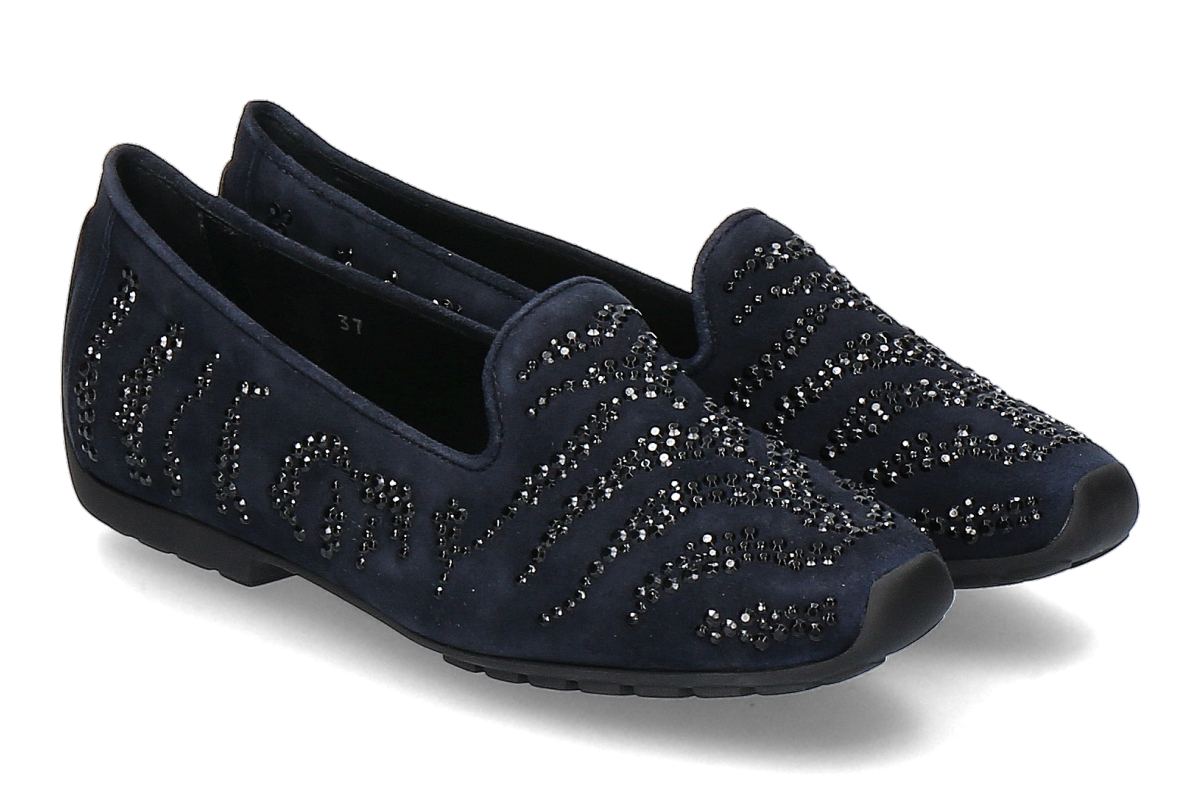 Mania slipper CAMOSCIO 1414- dark blue/ navy