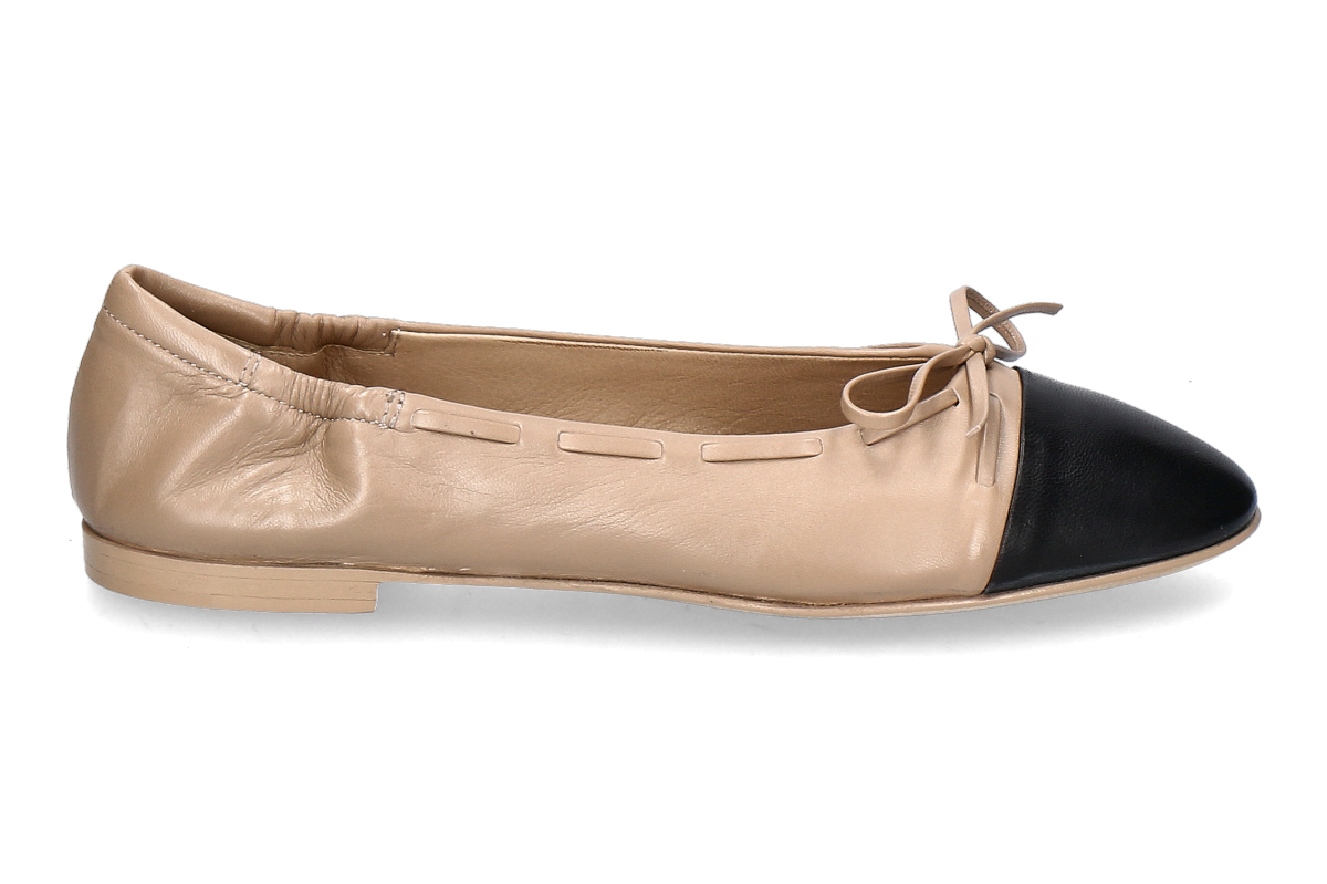 Pomme d' Or Ballerina GIORGIA GLOVE- nero/ mocha beige