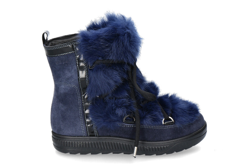 Oscar Sport fur boots ANET-SHORT BLU JEANS