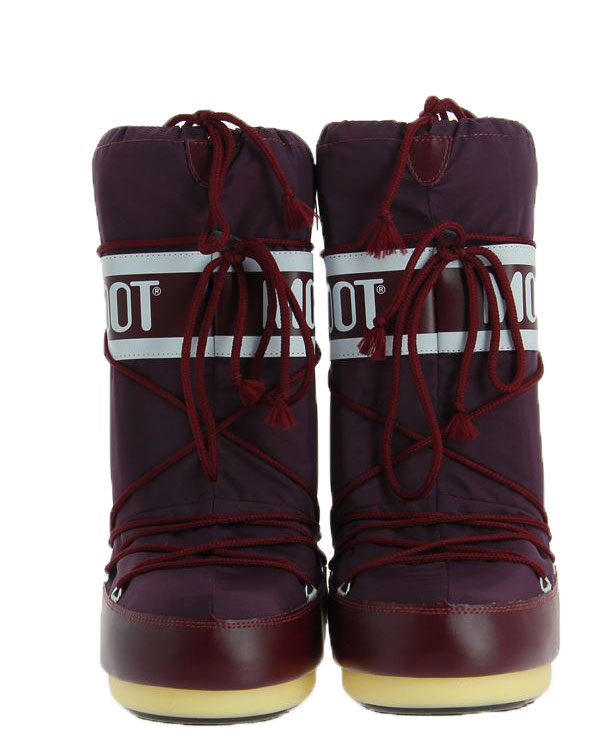moon boot burgundy