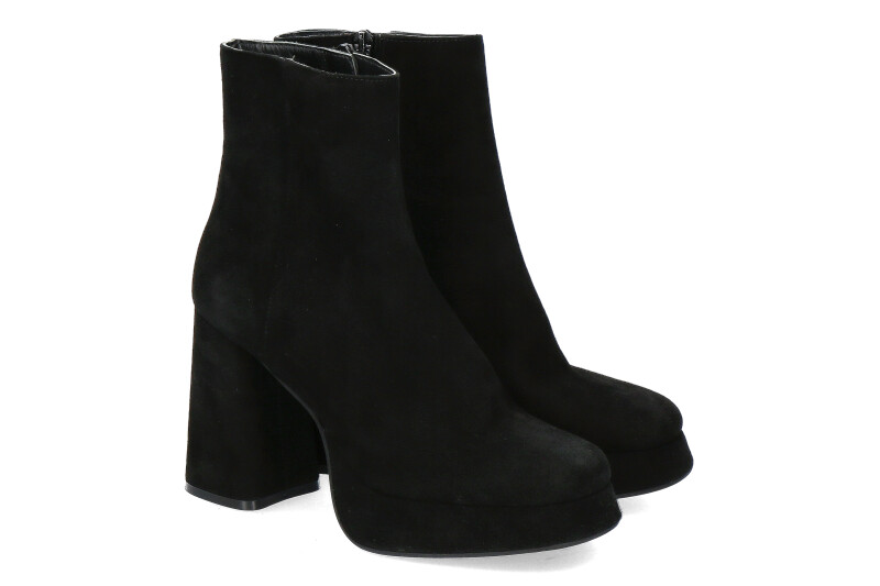 Roberto Festa platform ankle boots NOSSA CAMOSCIO NERO