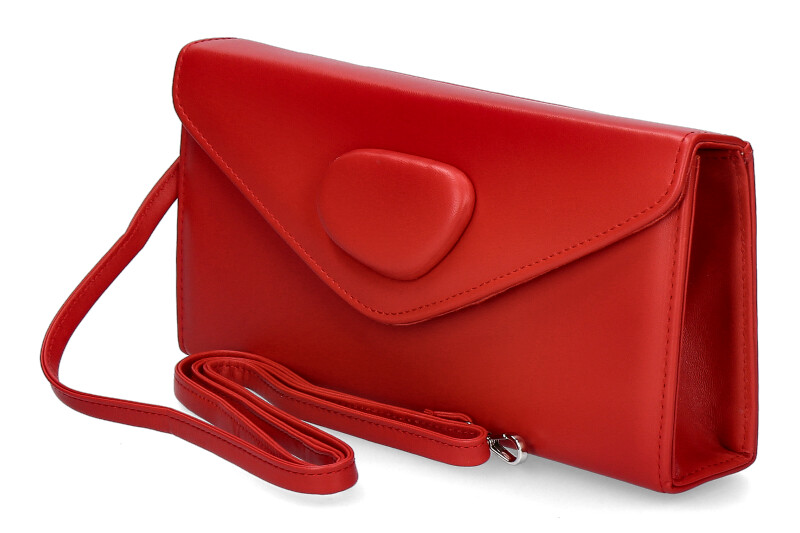 Brunate clutch NAPPA RUBY RED