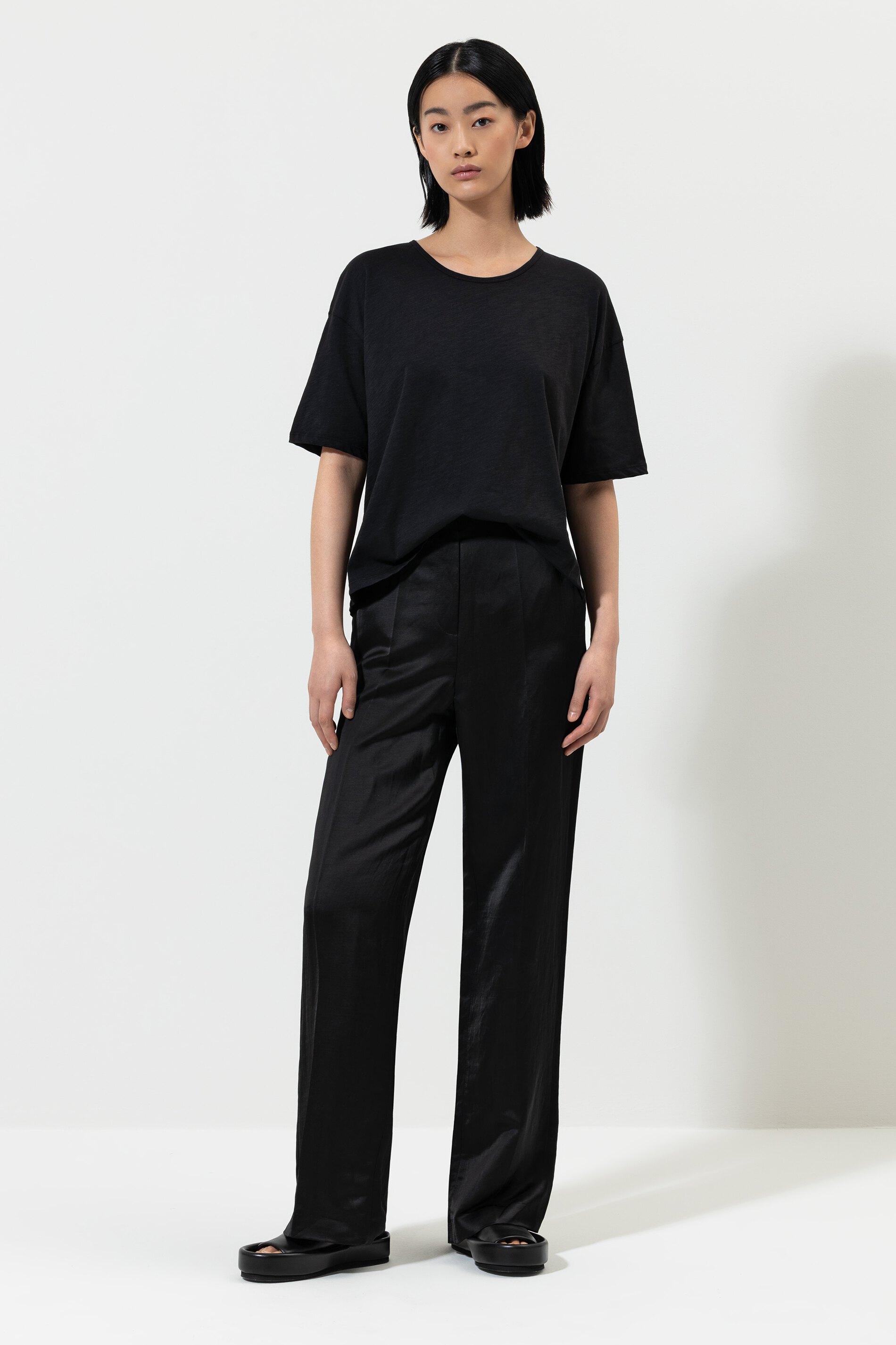 Luisa Cerano T-Shirt BASIC- deep black/schwarz