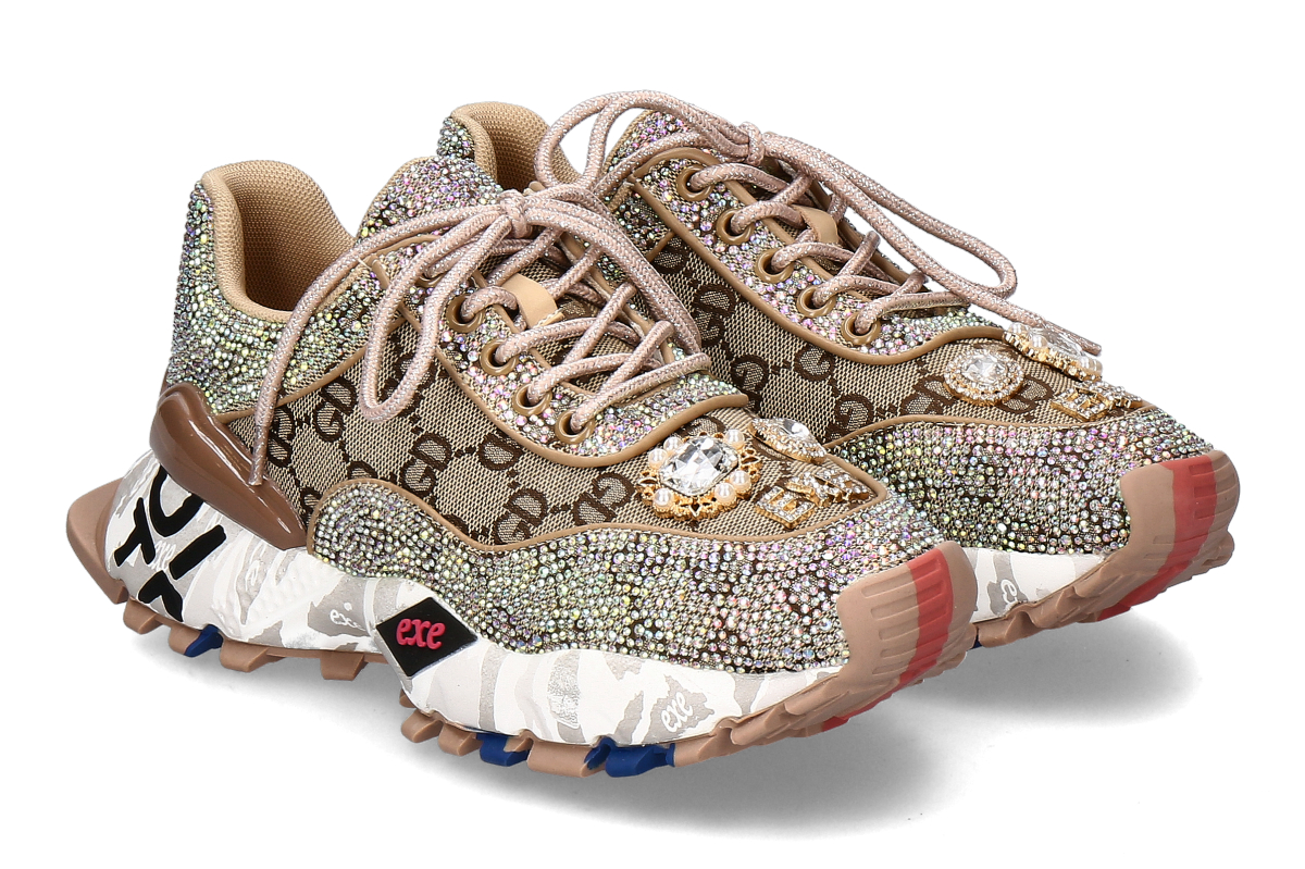 Exé women's- sneaker LEA- taupe/ multicolor