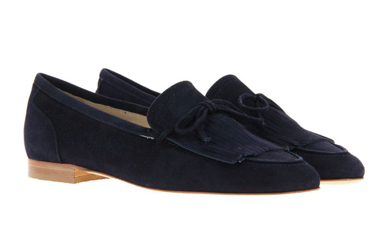 Luca Grossi loafer CAMOSCIO BLEU