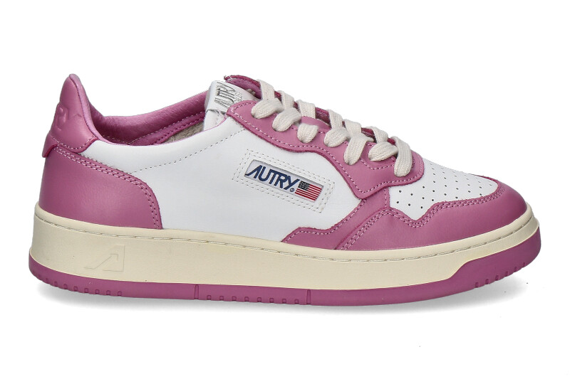 Autry Damen- Sneaker MEDALIST WB29 WHT/MAUVE- pink