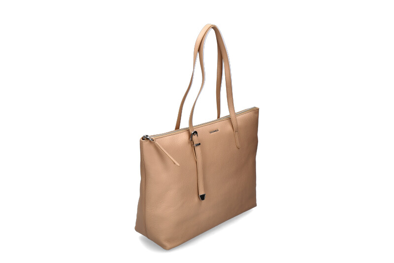 Coccinelle shopper GRAIN LEATHER GLEEN TOASTED