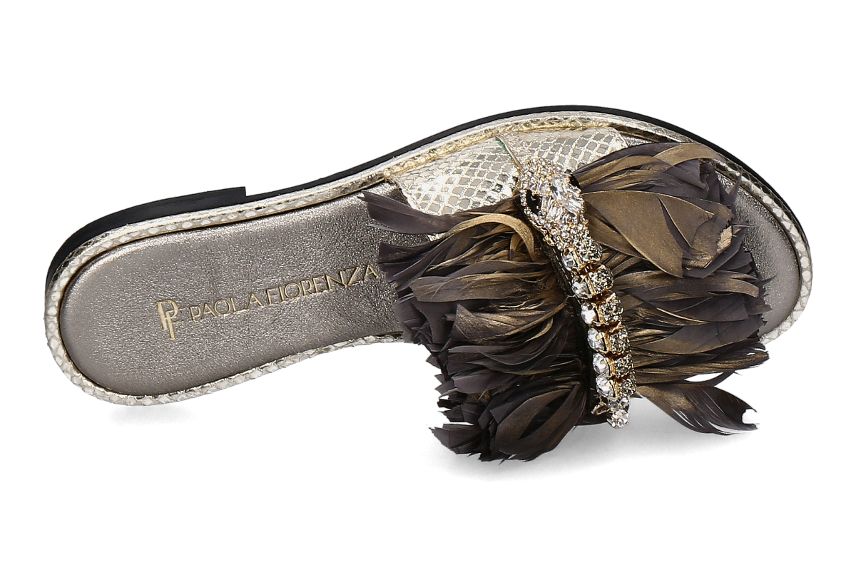 Paola Fiorenza Pantolette COBRA LAMINATO- platin_271000116_5