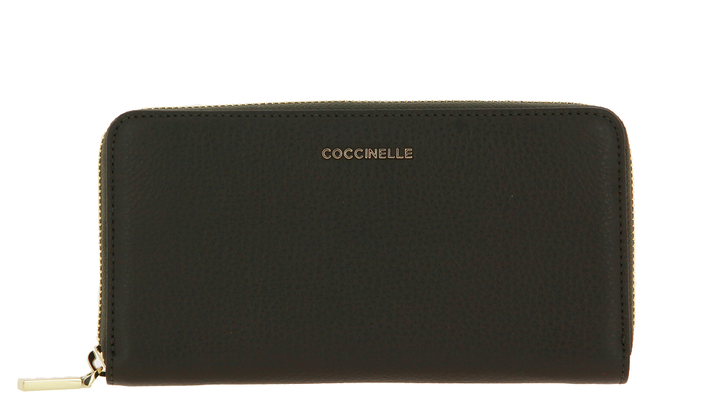 Coccinelle wallet WALL GRAIN LEA BARK METALLIC SOFT