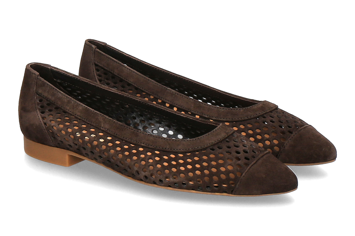Paul Green Ballerina SAMTZIEGE MORO- dark brown