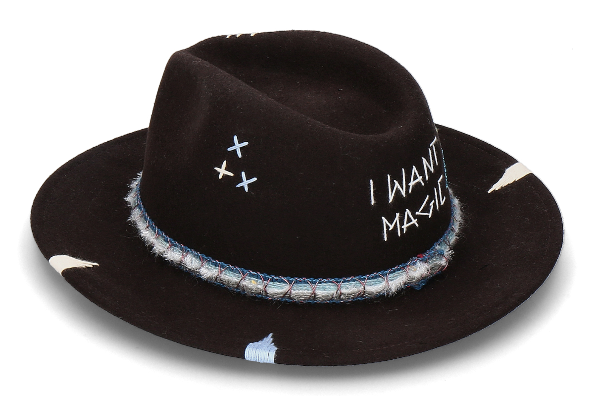 The Hat Gang straw hat MADAGASCAR- marrone/ dark brown