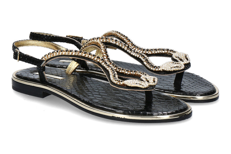 Paola Fiorenza sandals SERP NERO