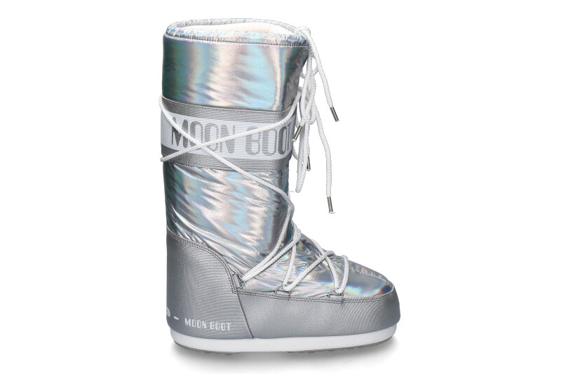 Moon Boot snow boots ICON MET SILVER